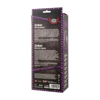 Мини секс-машина Striker с пультом ДУ, MotorLovers by TOYFA, силикон, фиолетовый, 23,5 см