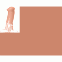 Ремневой нереалистичный страпон на присоске Strap-on-me, M, силикон, телесный, 18 см
