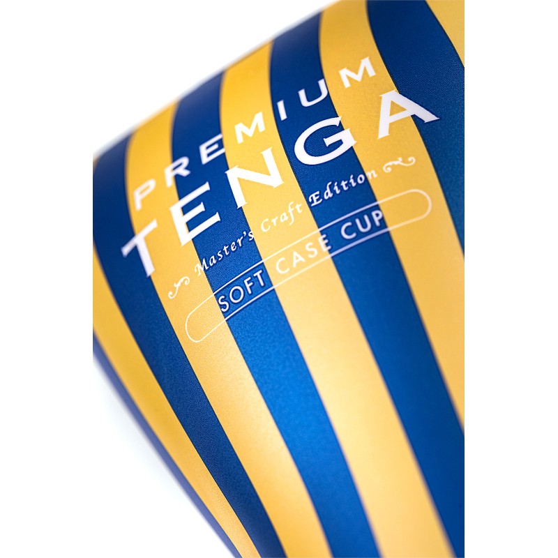Нереалистичный мастурбатор TENGA Soft Case CUP, TPE, белый, 15,5 см