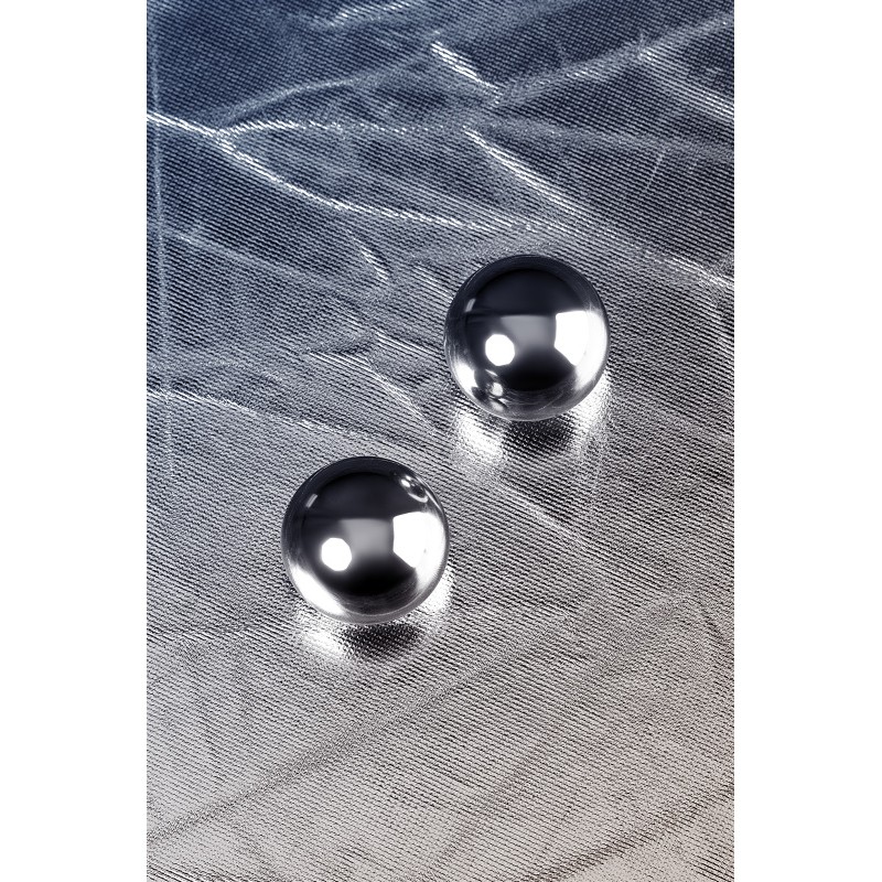 Вагинальные шарики Metal by TOYFA, металл, серебристые, Ø 3 см
