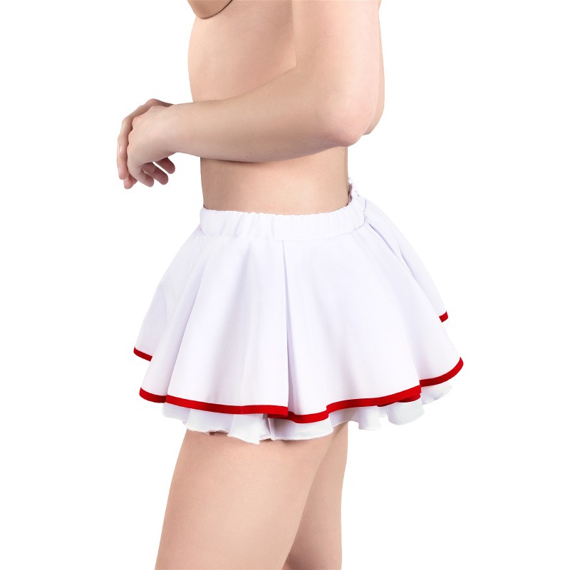 Нижняя часть костюма «Медсестра», Pecado BDSM, юбка,бело-красный, 40-42