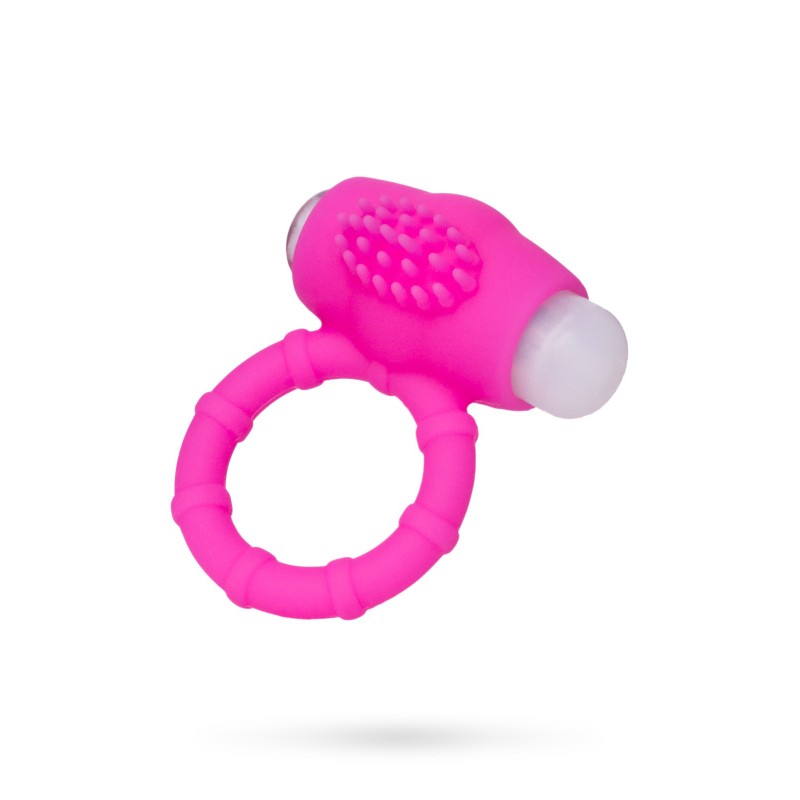Эрекционное кольцо на пенис Штучки-дрючки, силикон, розовый, Ø 2,5 см
