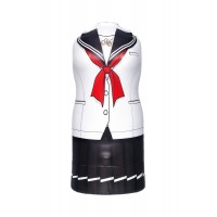 Мастурбатор MAGIC EYES Uniforms NUDE Sailor S, TPE, белый, 17 см