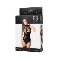 Боди Glossy Marcia из материала Wetlook, S