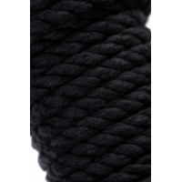 Веревка для шибари Pecado BDSM, на катушке, хлопок, черная, 5 м
