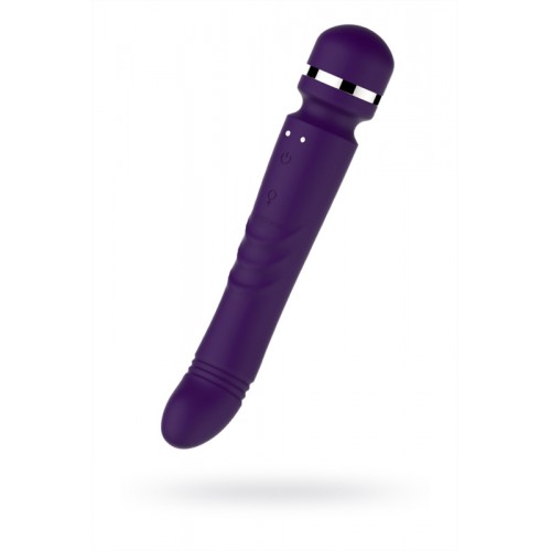 Нереалистичный вибратор Nalone Yoni, силикон, фиолетовый, 23,5 см