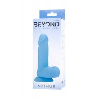 Фаллоимитатор Beyond by Toyfa, Arthur, силикон, голубой, 20 см