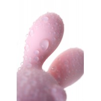 Виброяйцо и вибронасадка на палец JOS VITA, силикон, пудровые, 8,5 и 8 см