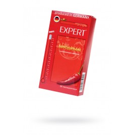 Презервативы Expert, «Афродизиак», возбуждающие, разогревающий эффект, 18 см, 5,2 см, 12 шт.