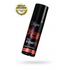 Жидкий вибратор ORGIE Sexy Vibe Hot с разогревающим и вибрирующим эффектом, 15 мл