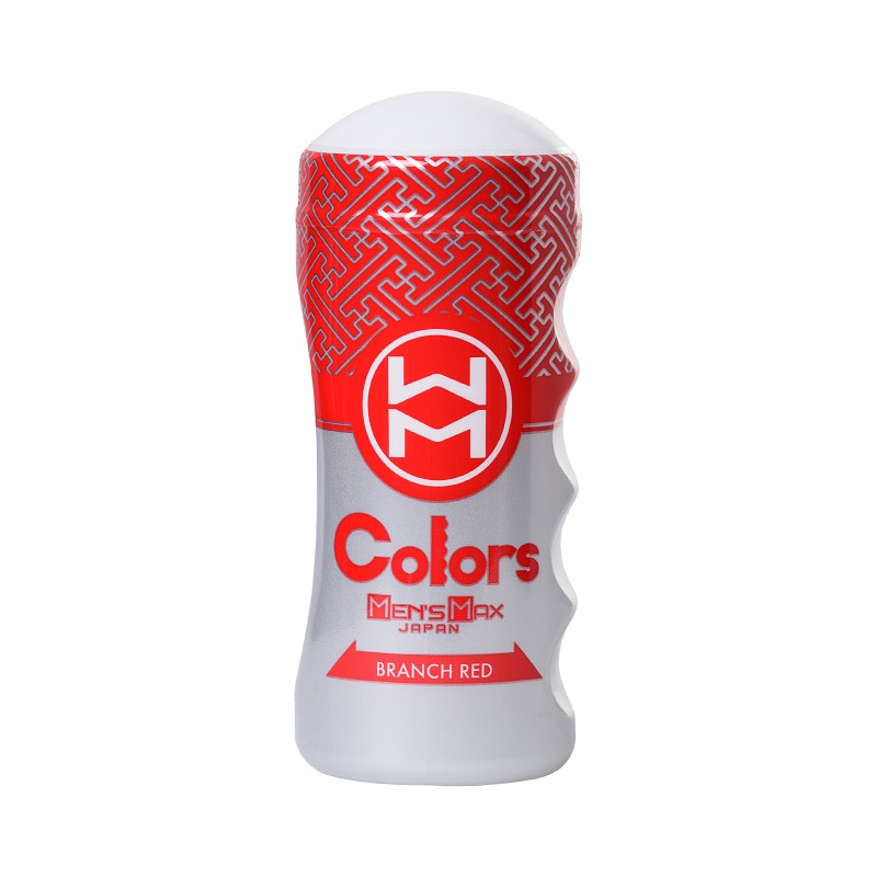 Мастурбатор нереалистичный MensMax Colors Branch Red, TPE, белый, 15 см