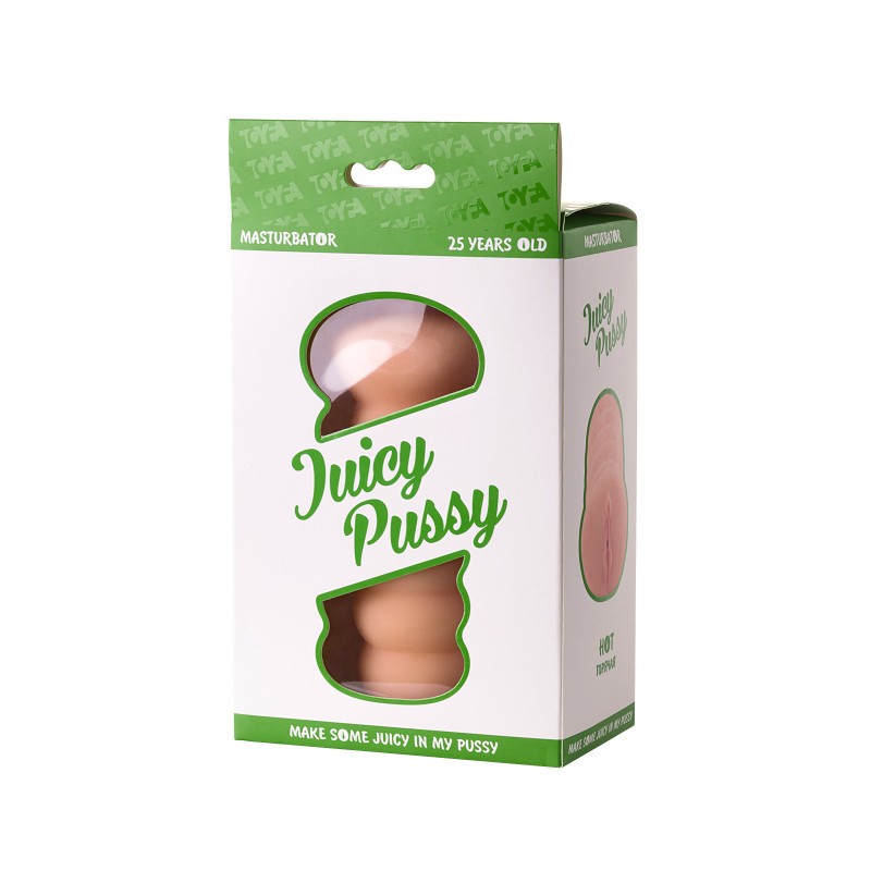 Мастурбатор реалистичный  TOYFA Juicy Pussy, Hot, вагина, возрастная серия 25 летняя,TPR, телесный,