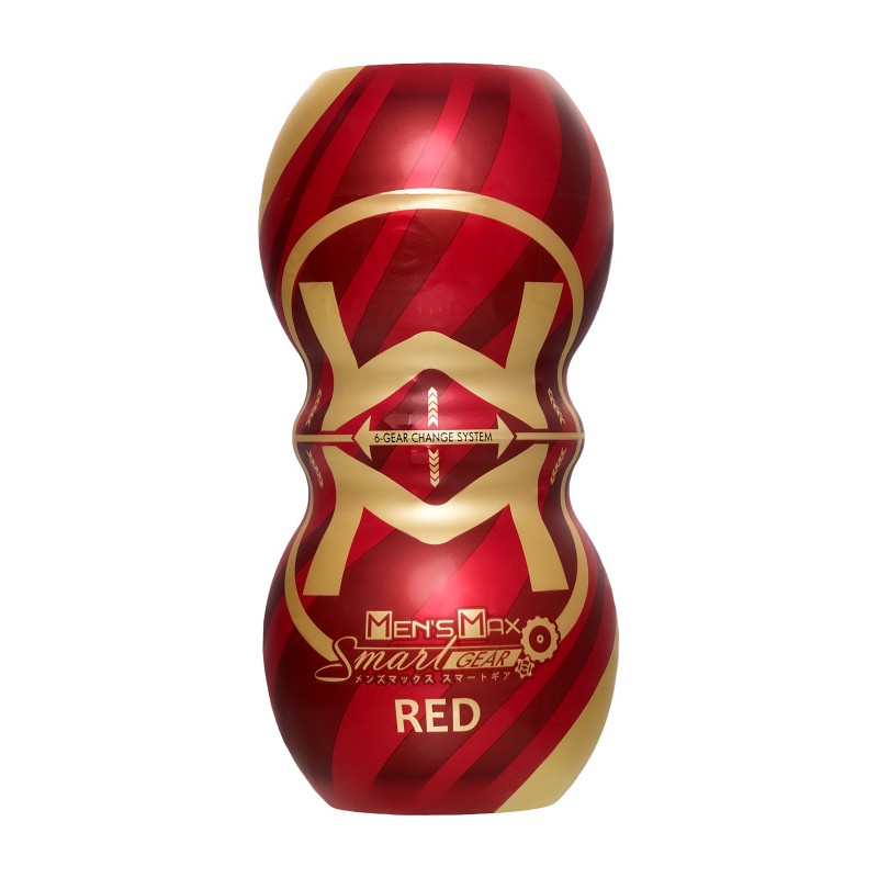 Мастурбатор нереалистичный MensMax Smart Gear RED, TPE, белый, 15 см