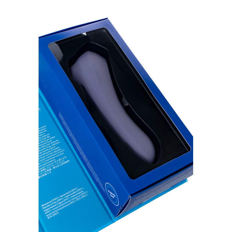 Вакуум-волновой бесконтактный стимулятор клитора Satisfyer Dual Pleasure, Силикон, Лиловый, 17,9 см