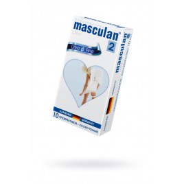 Презервативы Masculan, ultra 2, особо тонкие, 19 см, 5,3 см, 10 шт. ( Ultra Fine № 10)