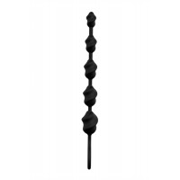 Анальная цепочка S-HANDE LALA, силикон, черная, 23,1 см