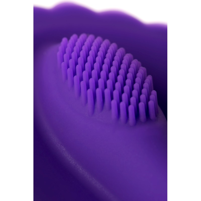 Вибратор TOYFA A-Toys с клиторальным стимулятором, силикон, фиолетовый, 12 см