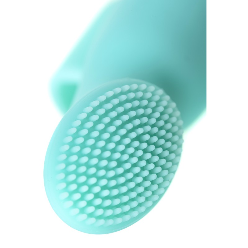 Вибронасадка на палец для клиторальной стимуляции JOS BLISS, силикон, голубая, 9 см