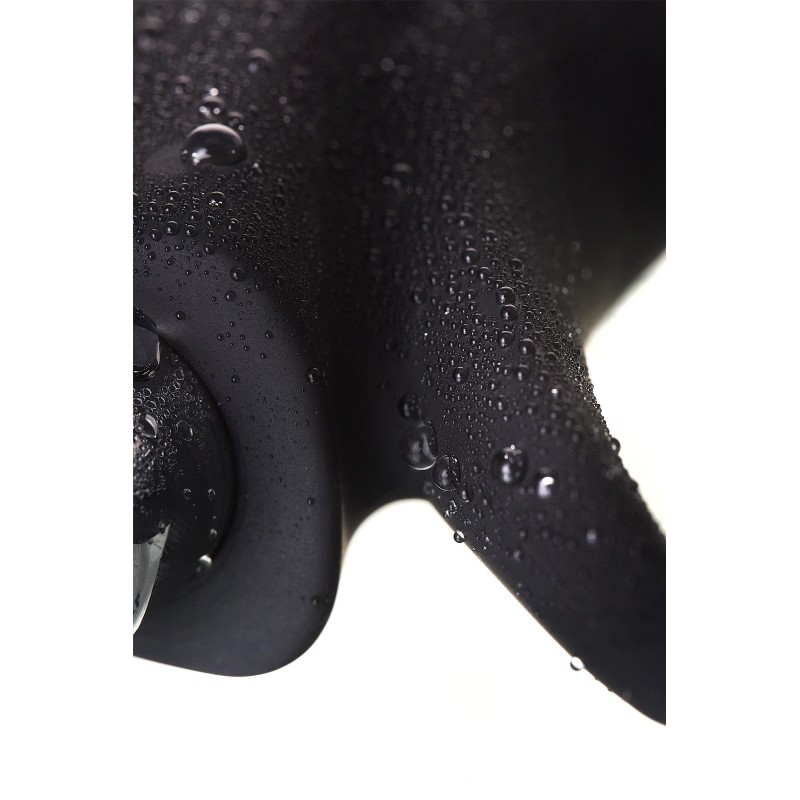 Стимулятор простаты Erotist First, силикон, черный, 14,4 см