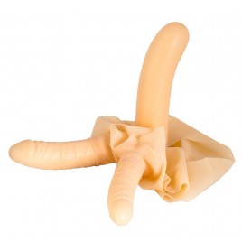 Фаллоимитатор поясной с анально-вагинальным стимулятором