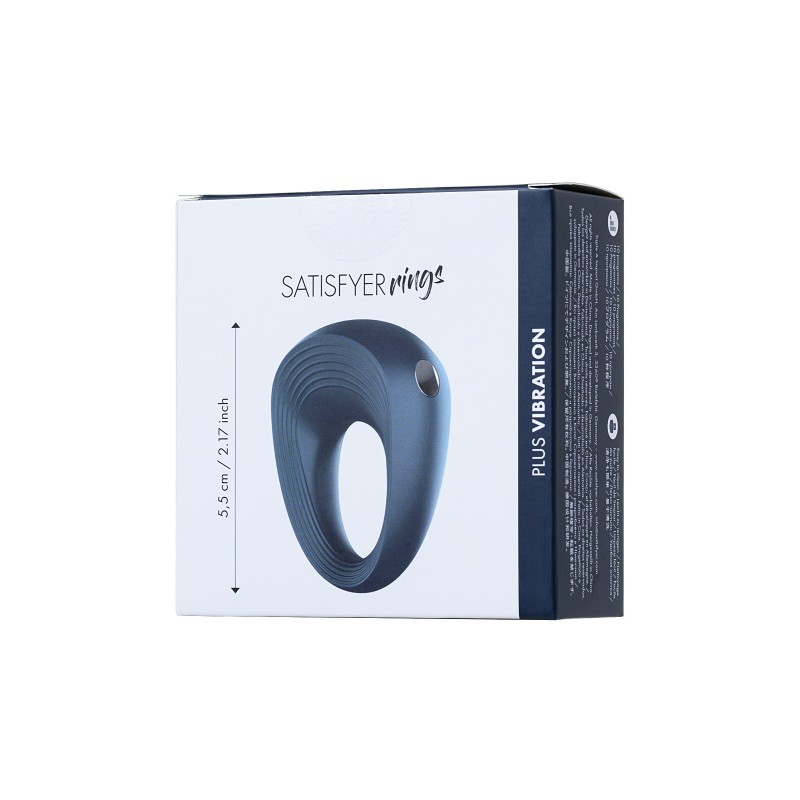 Фото NINGHAI COUNTY JIMEITE ELECTRONICS CO., LTD, адрес: №18, 8th Jinshan road, Ningbo, Китай Эрекционное кольцо на пенис Satisfyer Rings, силикон, синий 5,5 см.