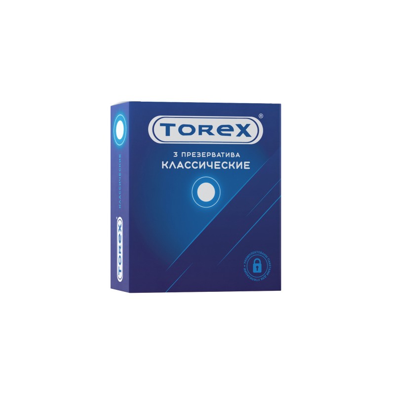 Презервативы Torex, классические, латекс, 19 см, 5,5 см, 3 шт.