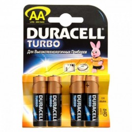 Батарейки типа АА Duracell LR6 Turbo 4 шт