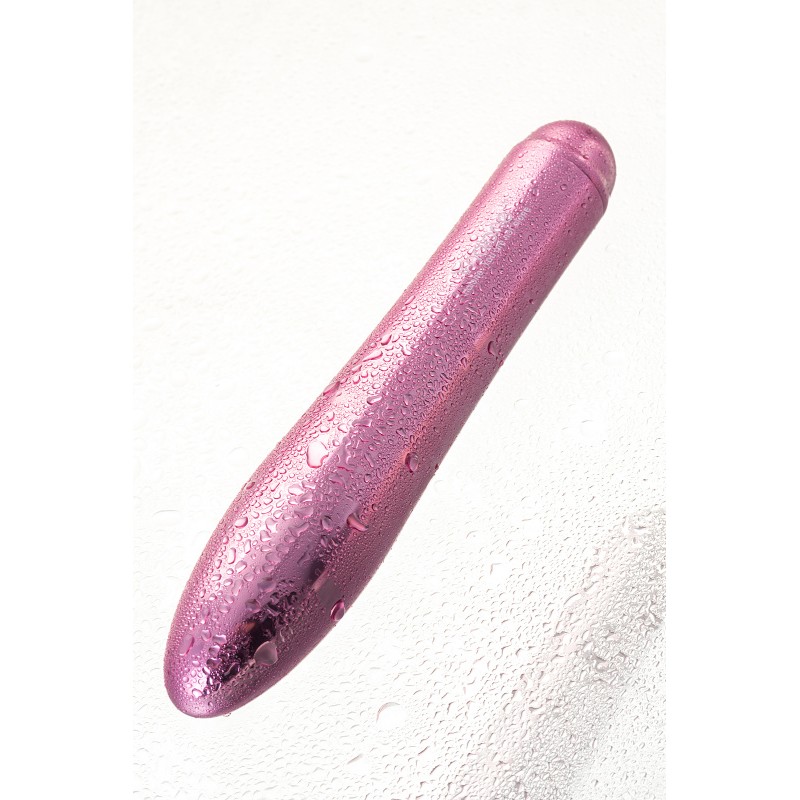 Нереалистичный вибратор Nalone Amore, металл, розовый, 16 см