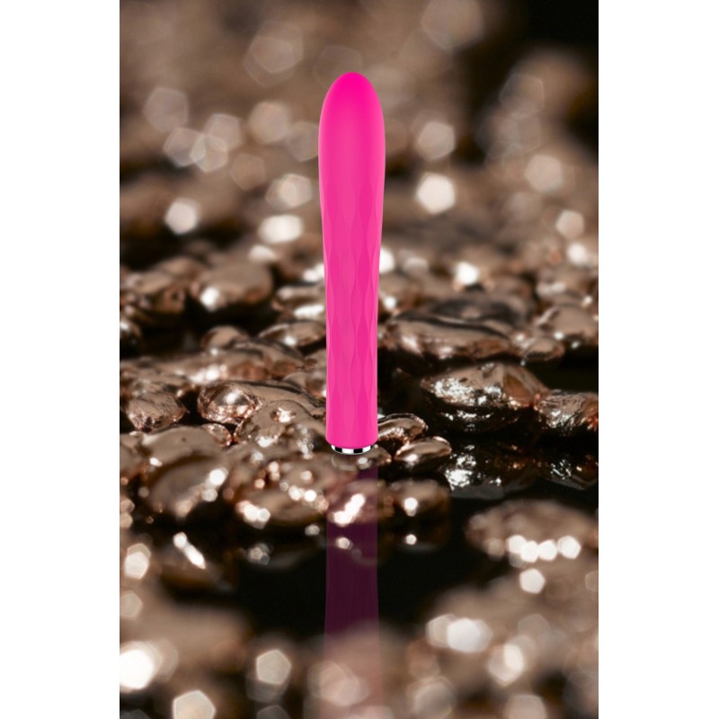 Нереалистичный вибратор Nalone CI CI, Металл, Розовый, 16,6 см