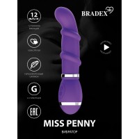 Вибратор Miss Penny, фиолетовый