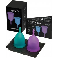 Набор менструальных чаш Clarity Cup, 2 шт. (S+L)