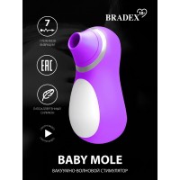 Вакуумно-волновой стимулятор Baby Mole, фиолетовый