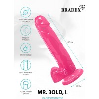Фаллоимитатор Mr. Bold L, розовый