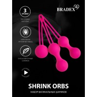 Набор вагинальных шариков Shrink Orbs, фуксия