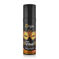 Изображение Orgie, Португалия Жидкий вибратор ORGIE DUAL VIBE! со вкусом коктейля SEX ON THE BEACH 15мл