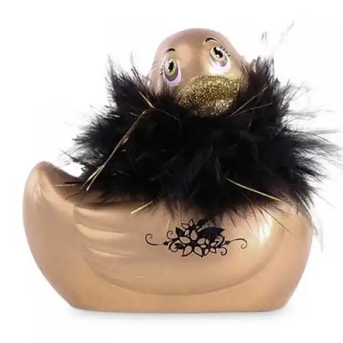 Изображение BIG TEAZE TOYS, США Вибратор-уточка Big Teaze Toys I Rub My Duckie 2.0, золотистый