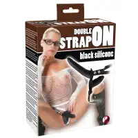 Фото Orion, Германия Двойной страпон черного цвета Double Strap On