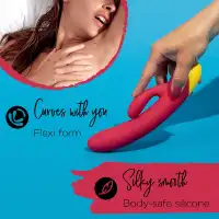 Изображение ROMP, Германия Вибратор с клиторальным стимулятором Romp Jazz Rabbit Vibrator