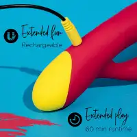 Изображение ROMP, Германия Вибратор с клиторальным стимулятором Romp Jazz Rabbit Vibrator