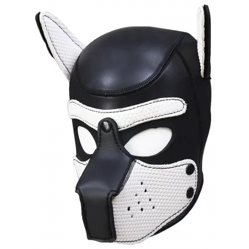 Изображение KISSEXPO Фетиш-маска собаки Angry Dog L черно-белая