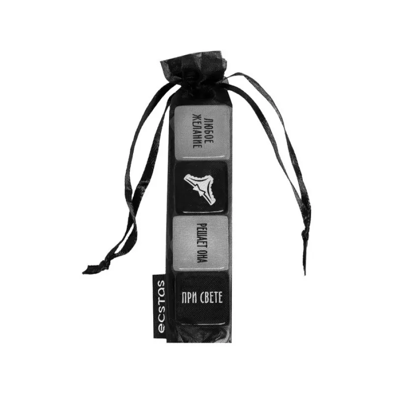 Изображение Сима-ленд, Россия Кубики для двоих «Во власти страсти. Удовольствие для него», 2 неоновых кубика, 2 пластиковых кубика, 18+