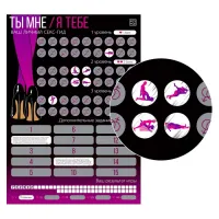 Изображение Сима-ленд, Россия Скретч-плакат «Секс-гид. Ты мне/я тебе», А3, 18+