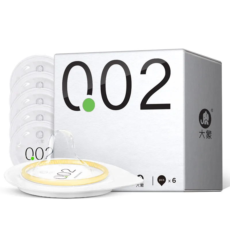 Изображение Daxiang elephant Ультратонкие презервативы из натурального латекса Elephant Liberty Series 0,02 (6 шт)