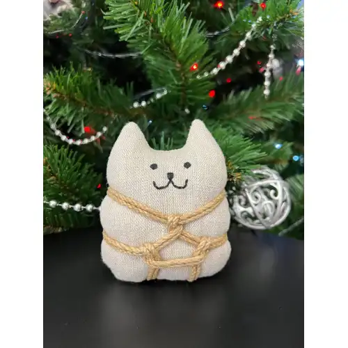 Изображение  Шибари кот сувенир от Shibaripanda