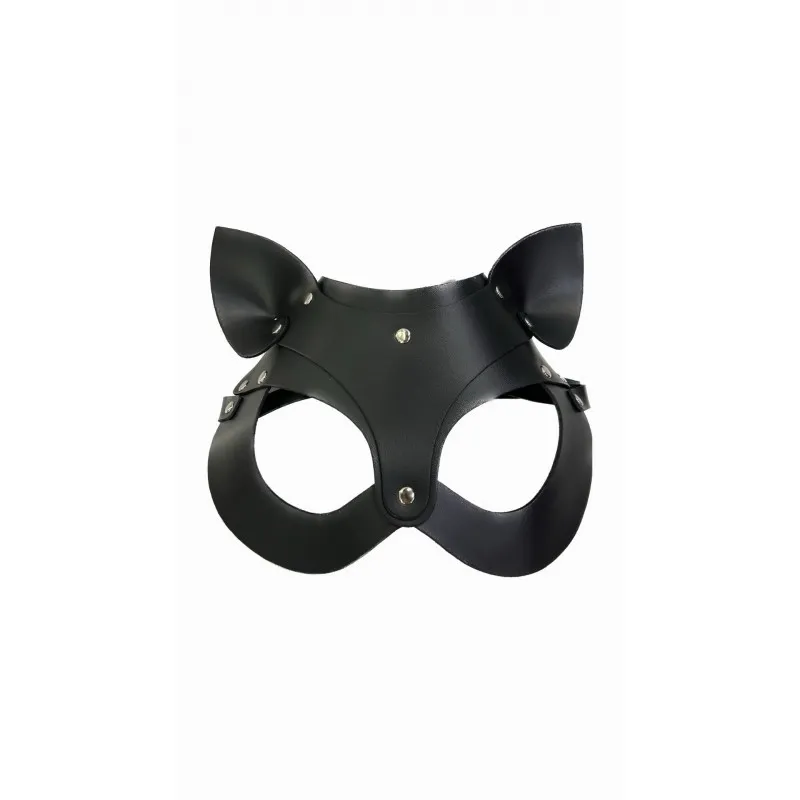 Фото Адам и Ева Маска кошки из натуральной кожи (ручная работа)