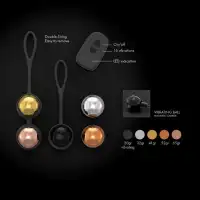 Фото Dorcel Набор вагинальных шариков TRAINING BALLS Dorcel со смещенным центром тяжести и вибрацией