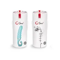 Фото Gvibe, Англия Анатомический витой вибратор Gvibe Gjack 2 - 22 см (Tiffani Mint)