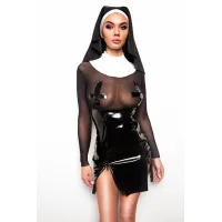 Изображение Devil & Angel, Россия Костюм монахини, L, черный, 7025