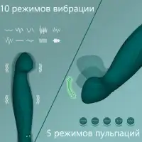 Фото Ningbo Jiuai Adult Products Co., Ltd., Китай Универсальный вибростимулятор с функцией пульпации BOMBOMDA