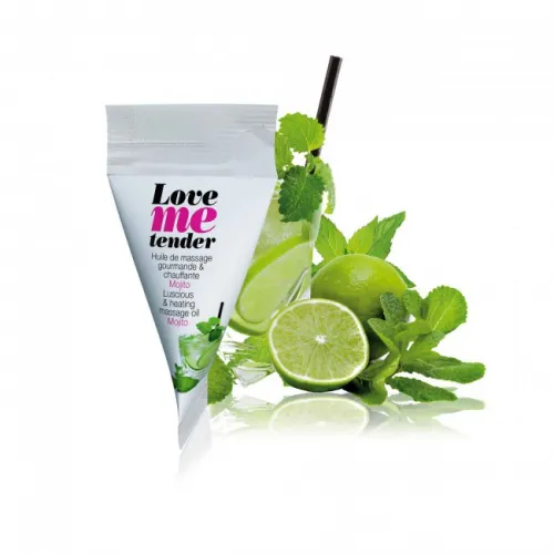 Изображение Love to love, Франция Съедобное массажное масло с разогревающим эффектом LOVE ME TENDER Мохито 10ML